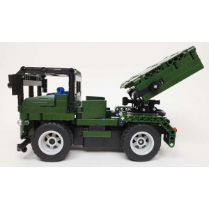 Конструктор на шасси - 2 в 1 военный грузовик/джип QiHu QH8021 (364 детали), 2.4Ghz